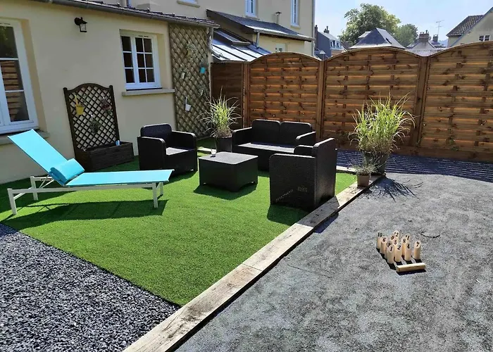 Homefleur - Grand Avec Jardin 4-6 Personnes Апартаменты Онфлёр